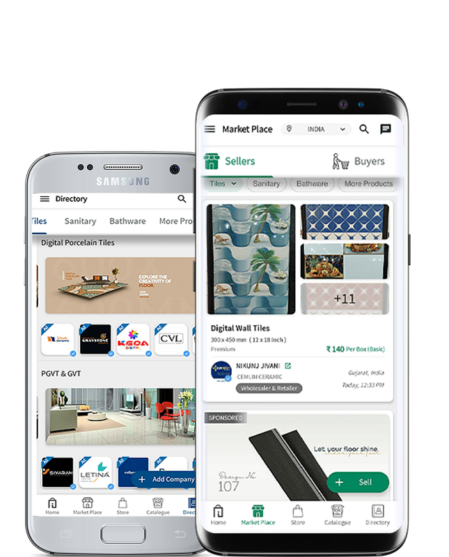 Tileswale mobile app